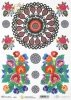 wycinanka, wycinanki, łowicka, łowickie, folklor, polski, polskie, Łowicz, Lowicz, Muzeum w Łowiczu, ludowa, ludowe, R852, Gwiozda ażurowa, Józefa Strycharska, Bukiet kwiatowy, kodra, Marianna Jaska, Krystyna Lis, cut-outs, folklore, Polish, folklore, Aus